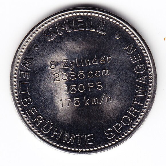 SHELL Germany Alfa Romeo Medal (b70) - Picture 2 of 2